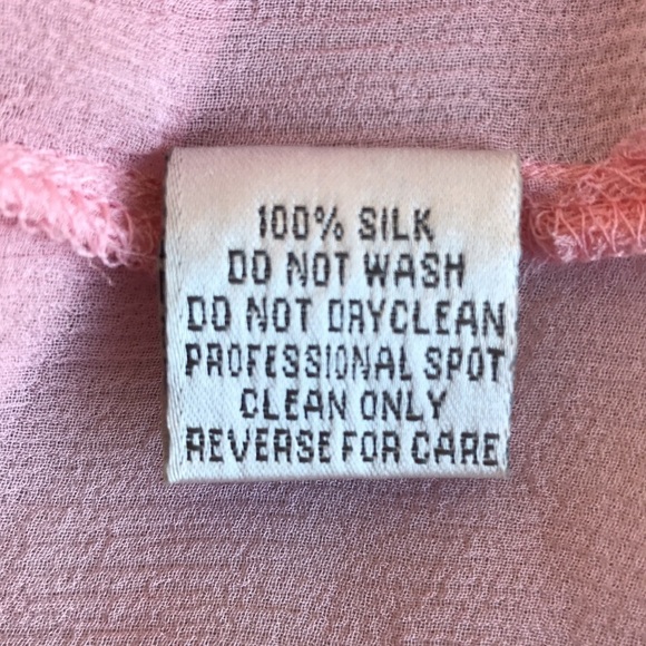 Pia Hallstrom pink semi-sheer tunic with silver sequins, size M - Picture 14 of 15